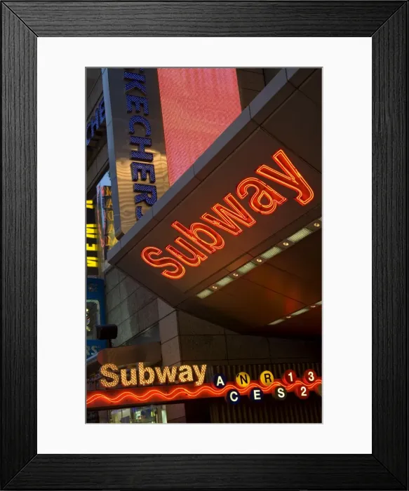 Framed Print : Subway entrance Framed Print : Subway entrance