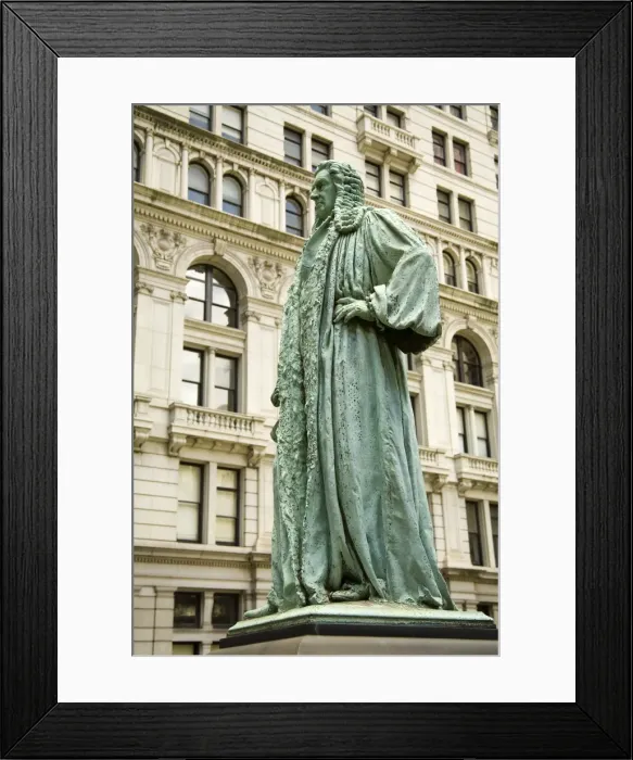 Framed Print : John Watts statue Framed Print : John Watts statue