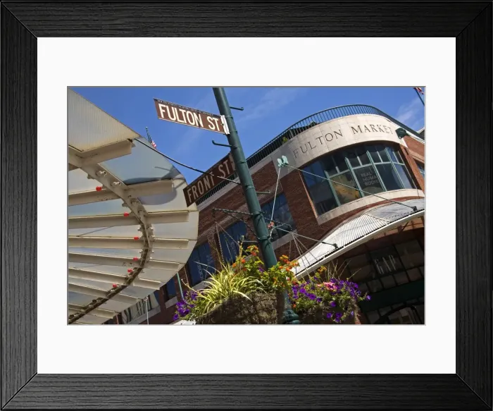 Framed Print : Fulton Market Framed Print : Fulton Market