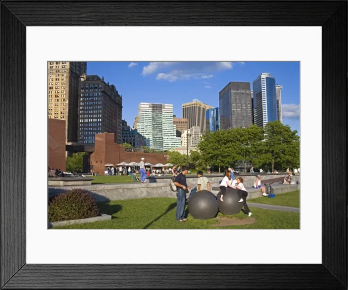 Framed Print : Robert F. Wagner Park Framed Print : Robert F. Wagner Park
