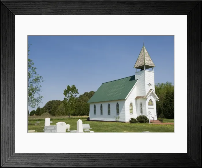 Framed Print : Church, Tilghman Island Framed Print : Church, Tilghman Island