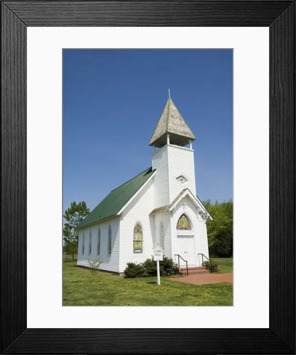 Framed Print : Church, Tilghman Island Framed Print : Church, Tilghman Island