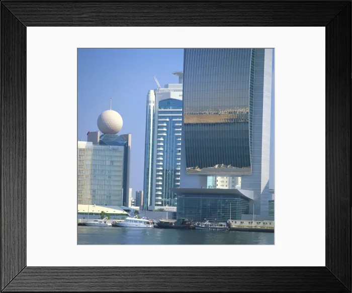 Framed Print : Waterside modern architecture Framed Print : Waterside modern architecture