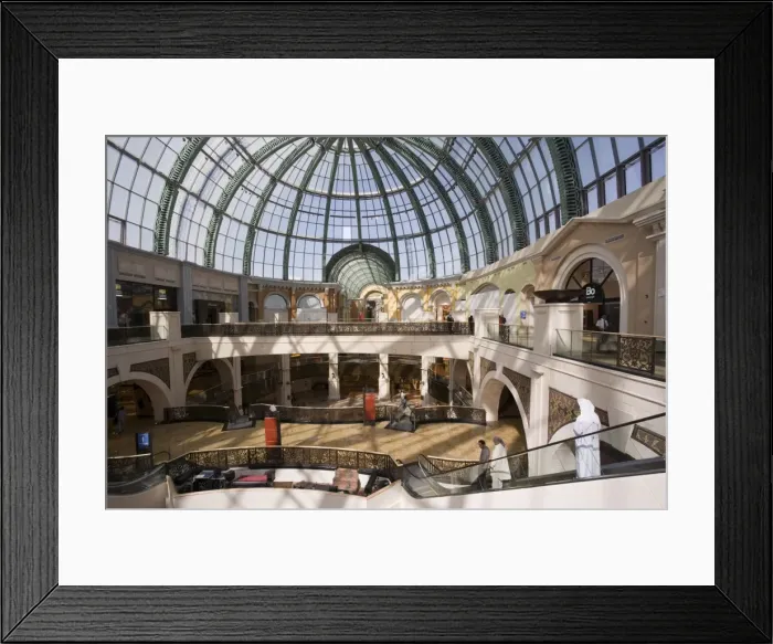 Framed Print : Shopping Mall interior Framed Print : Shopping Mall interior