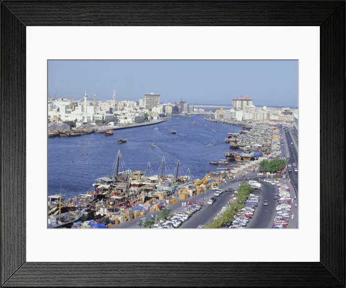 Framed Print : Dhow wharves Framed Print : Dhow wharves
