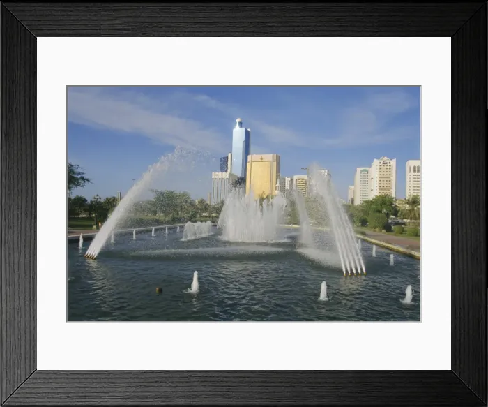 Framed Print : Abu Dhabi, United Arab Emirates