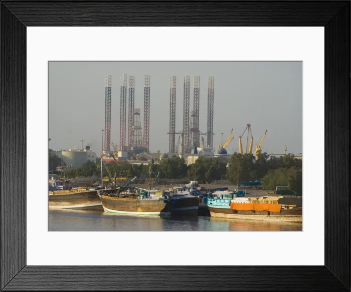 Framed Print : Jackup rigs Framed Print : Jackup rigs