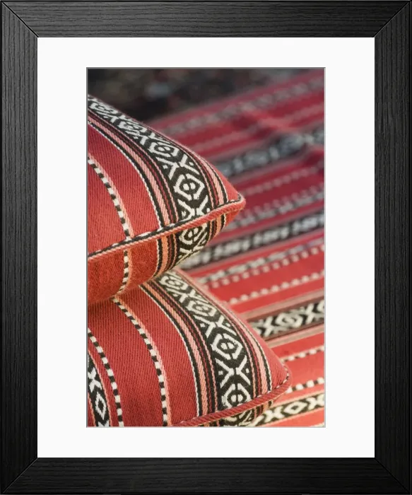 Framed Print : Arabian cushions Framed Print : Arabian cushions