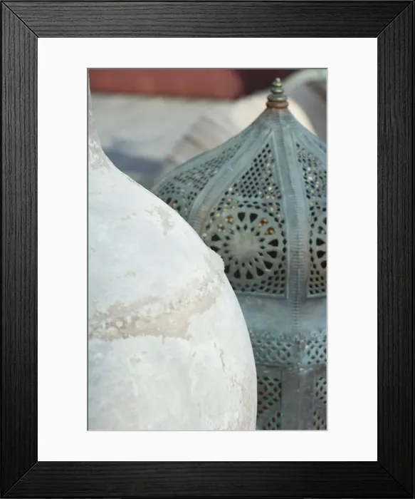Framed Print : Arabian pots