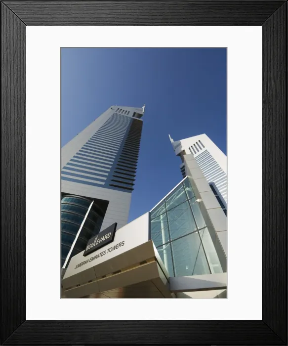 Framed Print : Emirates Towers Framed Print : Emirates Towers