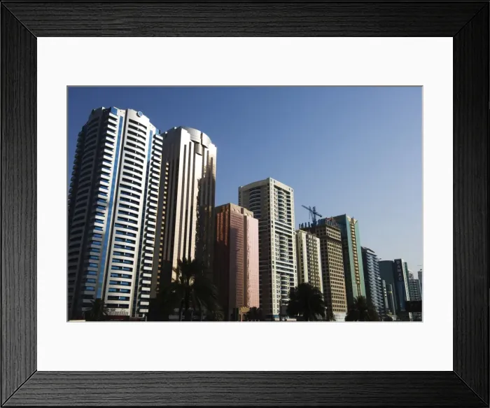 Framed Print : Sheikh Zayed Road Framed Print : Sheikh Zayed Road