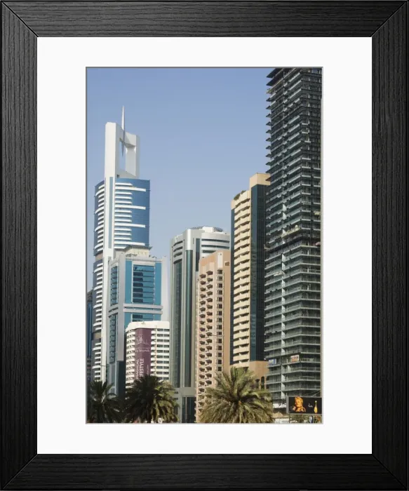 Framed Print : Sheikh Zayed Road Framed Print : Sheikh Zayed Road