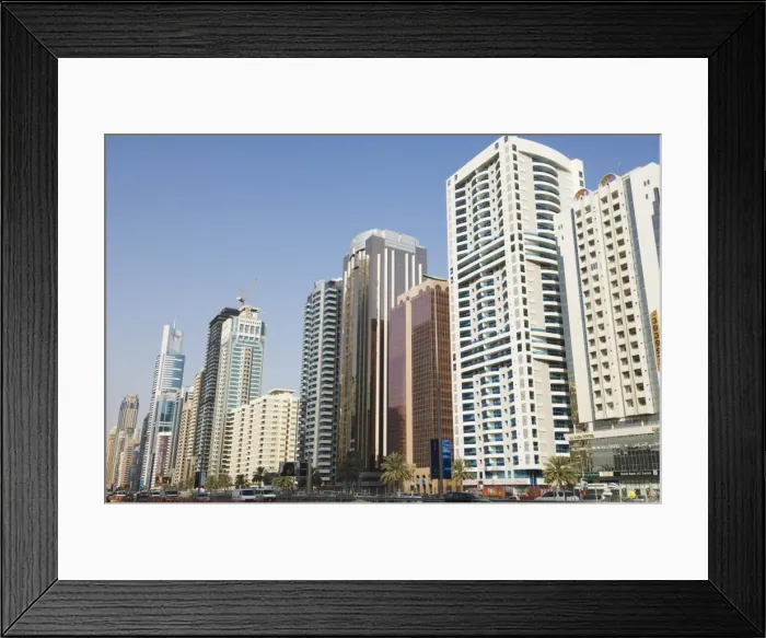 Framed Print : Sheikh Zayed Road Framed Print : Sheikh Zayed Road