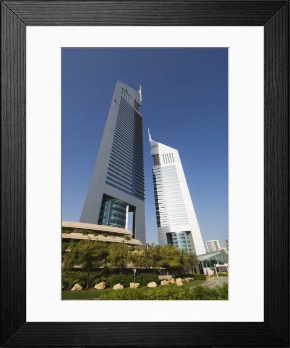 Framed Print : Emirates Towers Framed Print : Emirates Towers
