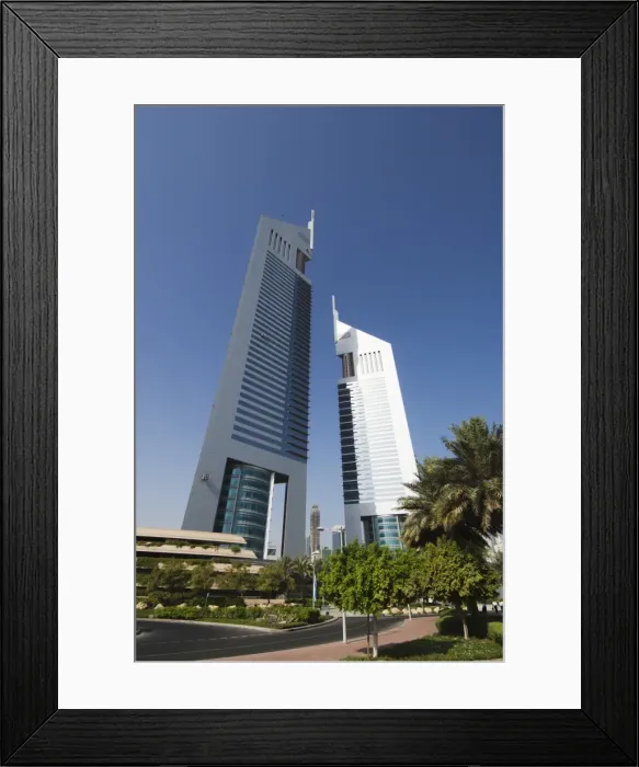 Framed Print : Emirates Towers Framed Print : Emirates Towers