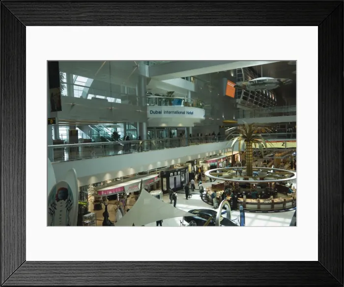 Framed Print : The Duty Free area at Dubai International Airport Framed Print : The Duty Free area at Dubai International Airport