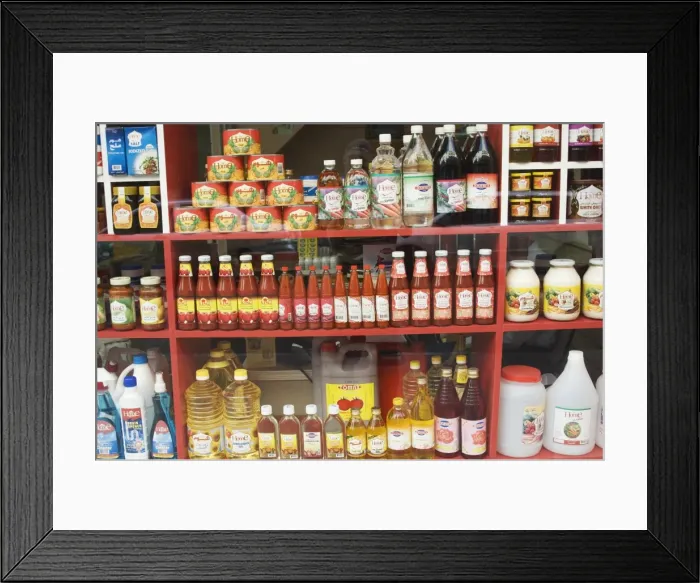 Framed Print : Shop window in the Old Spice Souk Framed Print : Shop window in the Old Spice Souk