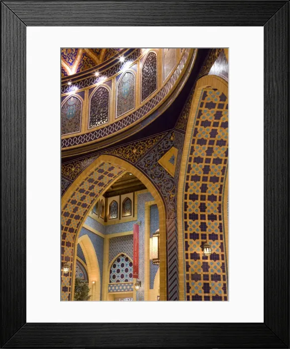 Framed Print : Detail of Persia Court Framed Print : Detail of Persia Court