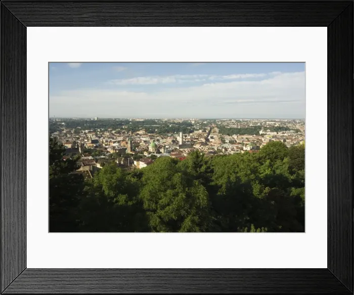 Framed Print : View of Old Town from Castle Hill Framed Print : View of Old Town from Castle Hill