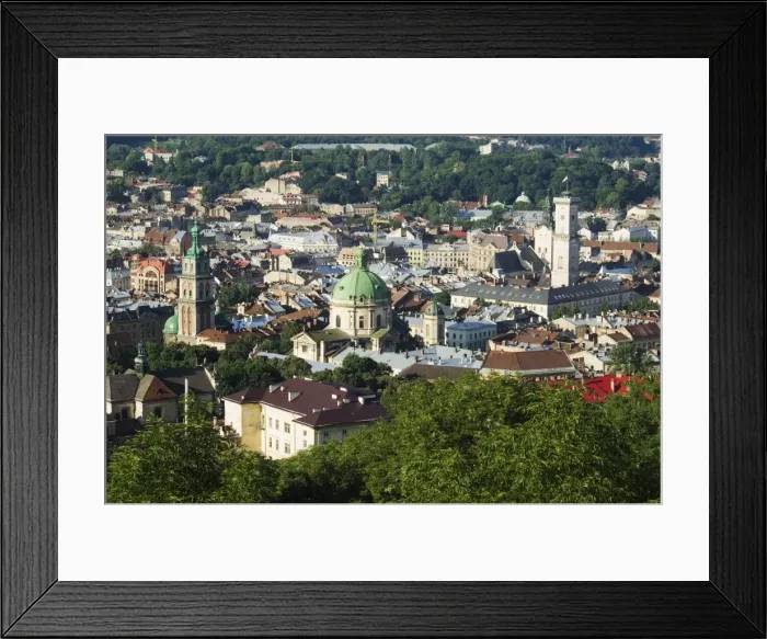 Framed Print : Old Town including Dominican church and monastery Framed Print : Old Town including Dominican church and monastery