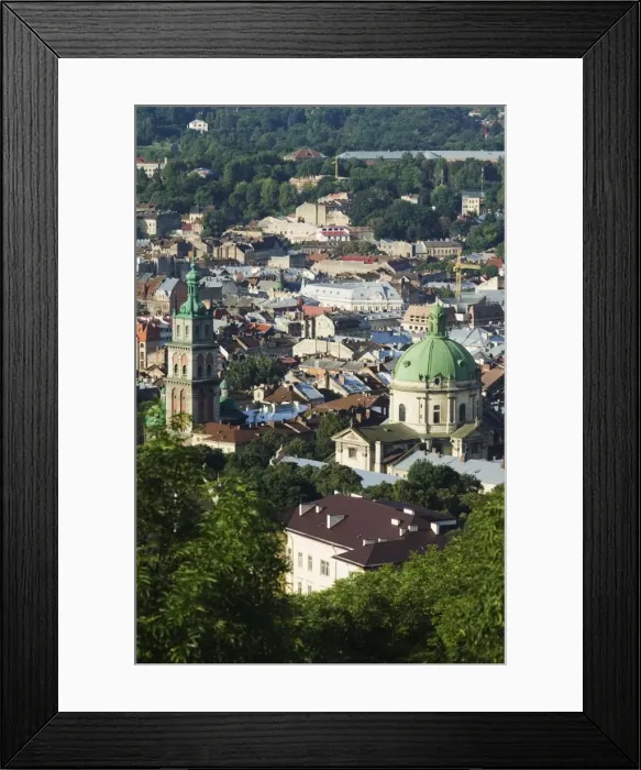 Framed Print : Old Town including Dominican church and monastery Framed Print : Old Town including Dominican church and monastery