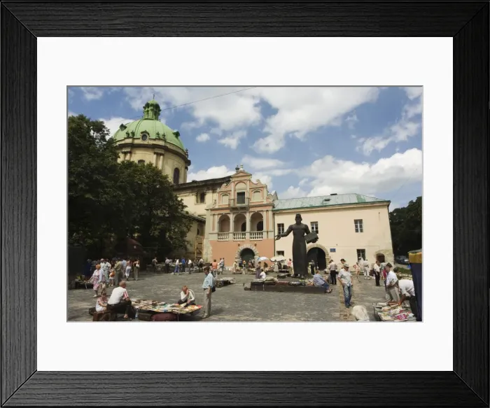 Framed Print : Book market Framed Print : Book market