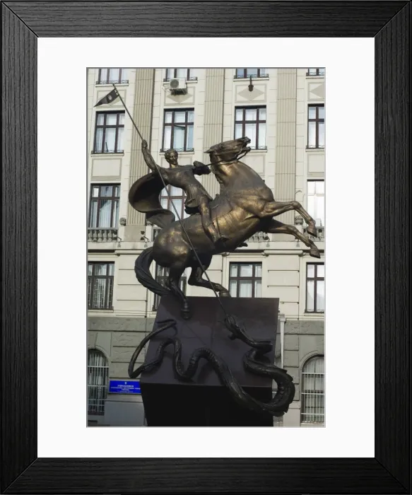 Framed Print : George and the Dragon