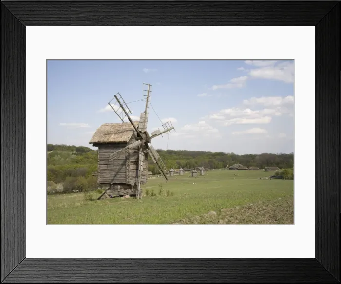 Framed Print : Windmill, Pirogov Village Framed Print : Windmill, Pirogov Village