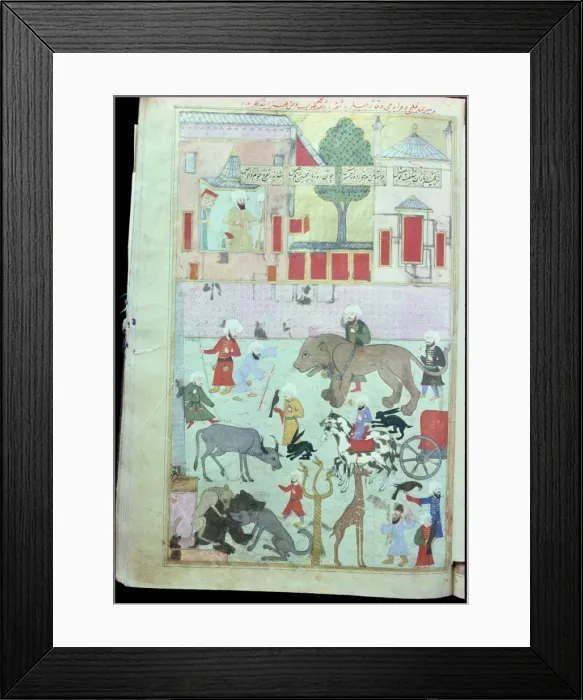 Framed Print : Book of the procession in honour of circumcision of Prince Mehmed Framed Print : Book of the procession in honour of circumcision of Prince Mehmed