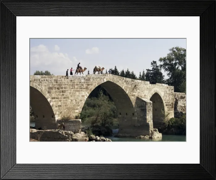 Framed Print : Seljuk bridge over Kopru river Framed Print : Seljuk bridge over Kopru river