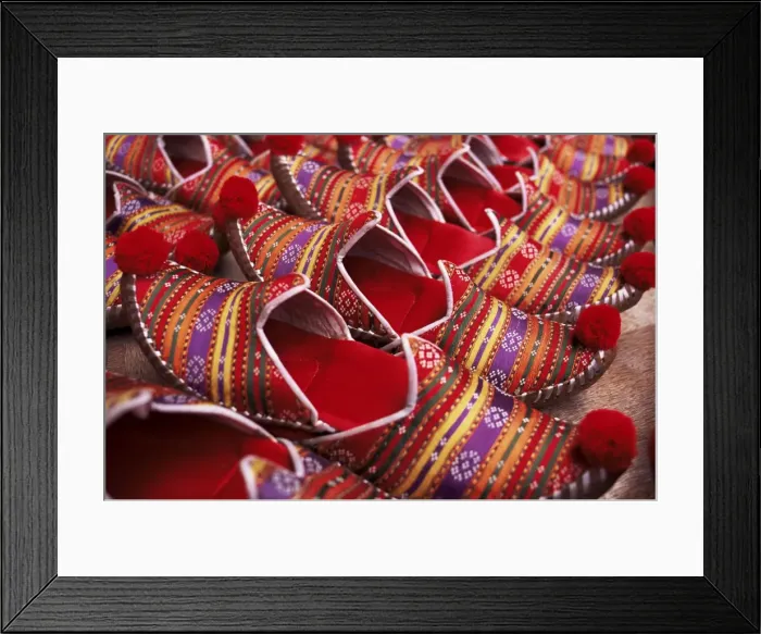 Framed Print : Turkish slippers Framed Print : Turkish slippers