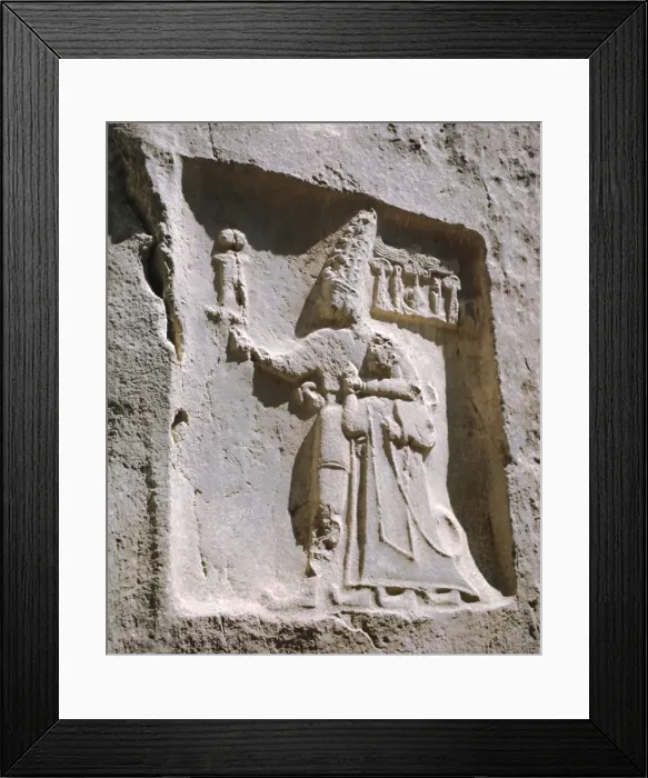 Framed Print : Hittite rock carving Framed Print : Hittite rock carving