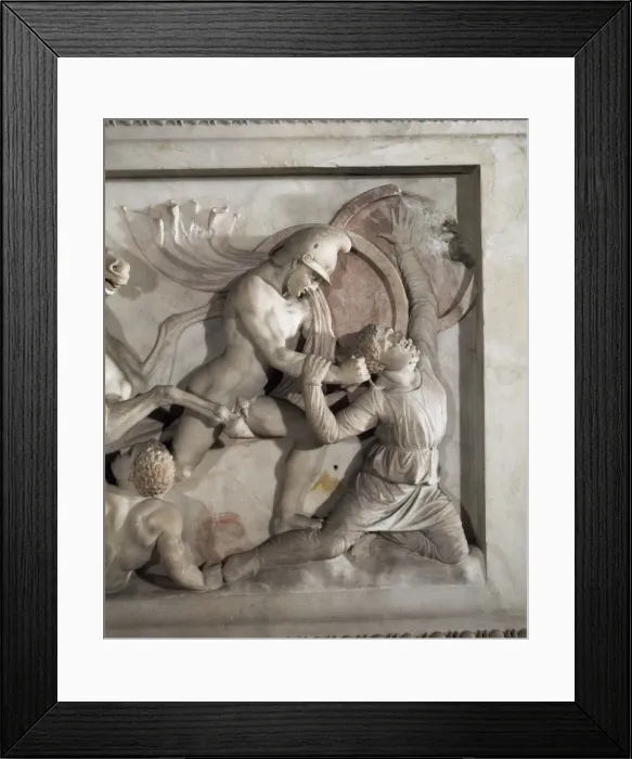 Framed Print : Detail of the sarcophagus of Alexander the Great Framed Print : Detail of the sarcophagus of Alexander the Great