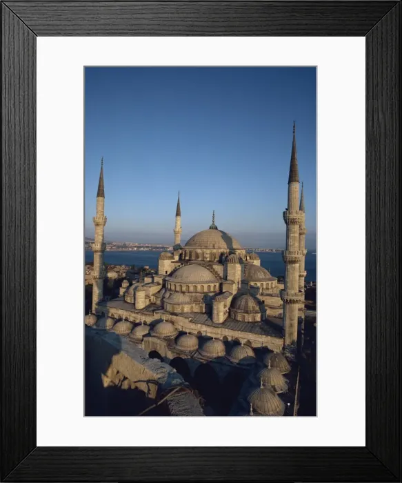 Framed Print : Blue Mosque at dusk Framed Print : Blue Mosque at dusk