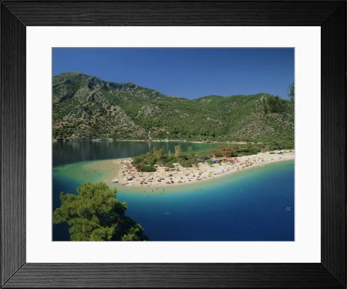 Framed Print : Olu Deniz, Lagoon Beach Framed Print : Olu Deniz, Lagoon Beach