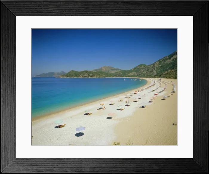 Framed Print : Olu Deniz, Town Beach Framed Print : Olu Deniz, Town Beach
