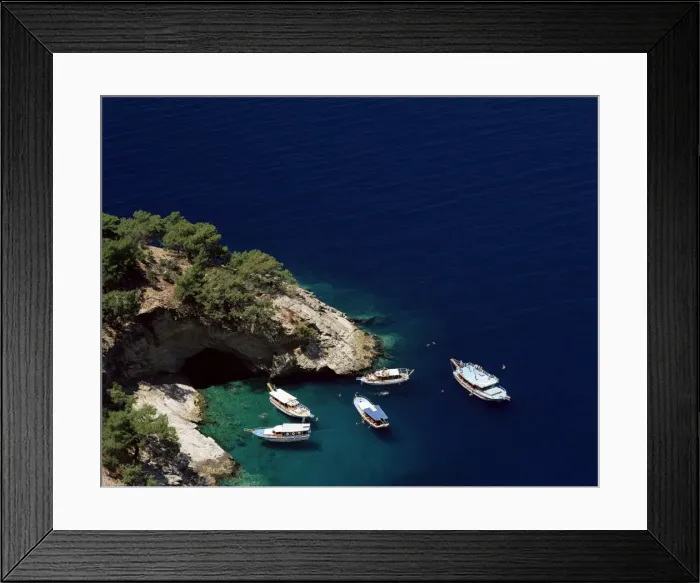 Framed Print : Blue Caves Framed Print : Blue Caves