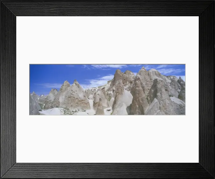 Framed Print : Panoramic view of tufa formations Framed Print : Panoramic view of tufa formations