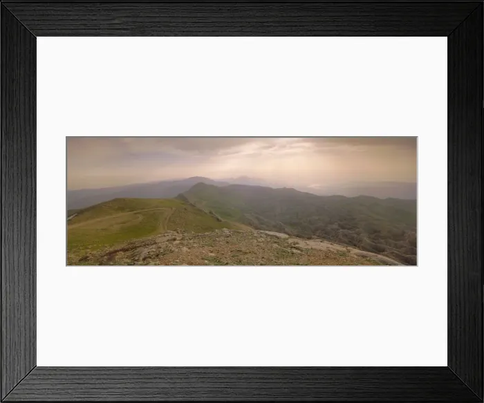 Framed Print : Panoramic view from summit of Mount Nemrut Framed Print : Panoramic view from summit of Mount Nemrut