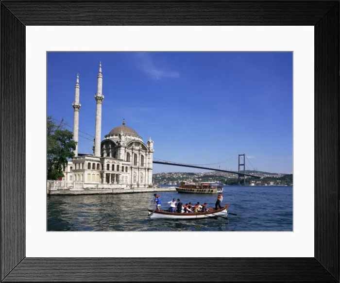 Framed Print : Ortokoye Mosque and Bosphorus Framed Print : Ortokoye Mosque and Bosphorus