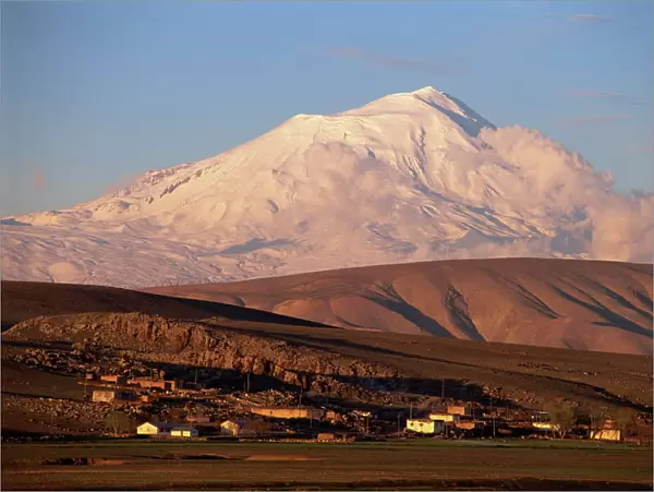 Snow covered Mount Ararat