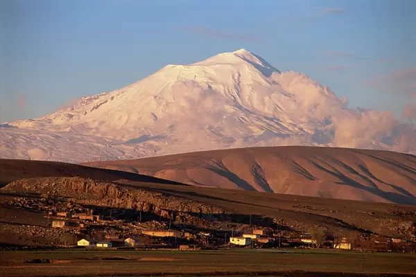 Snow covered Mount Ararat