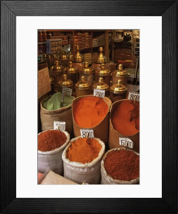 Framed Print : Spices in the market Framed Print : Spices in the market