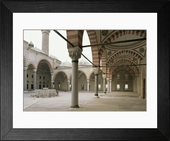 Framed Print : Courtyard, Selimiye Mosque Framed Print : Courtyard, Selimiye Mosque