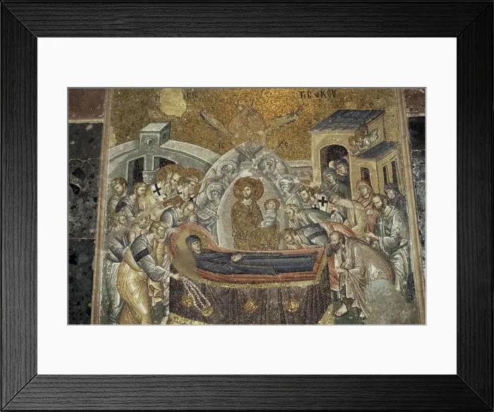 Framed Print : Mosaics dating from the 14th century Framed Print : Mosaics dating from the 14th century