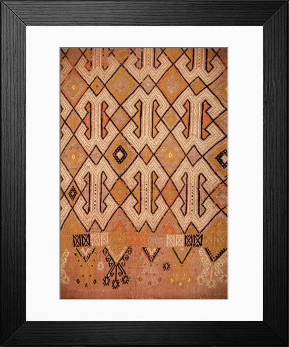 Framed Print : Zili carpet from Akkoc village Framed Print : Zili carpet from Akkoc village