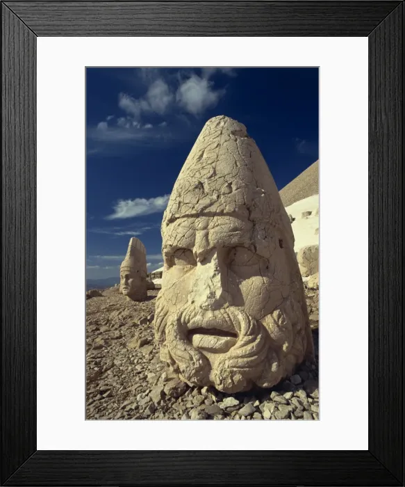 Framed Print : Statue head portraying Zeus Framed Print : Statue head portraying Zeus