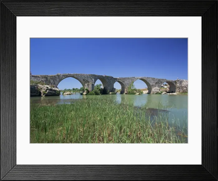 Framed Print : Arches of the Seljuk bridge over the Eurymedon River Framed Print : Arches of the Seljuk bridge over the Eurymedon River