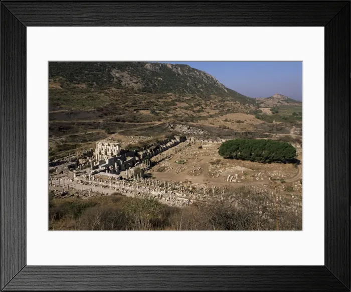 Framed Print : Curetes Way and Library of Celsus Framed Print : Curetes Way and Library of Celsus