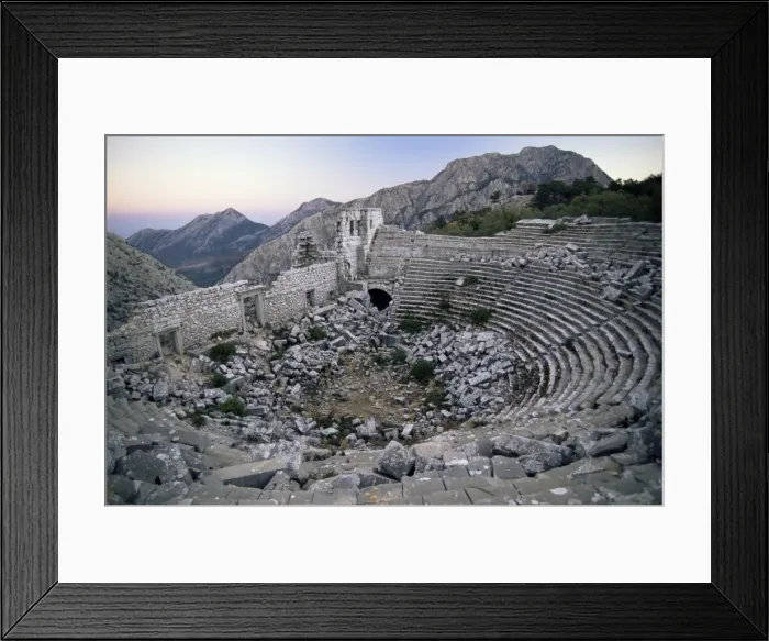 Framed Print : The amphitheatre at Termessos Framed Print : The amphitheatre at Termessos